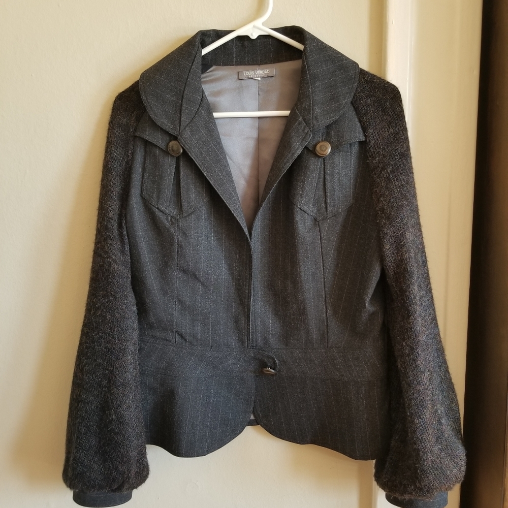 UNIQUE Louis Verdad Mixed Media Jacket